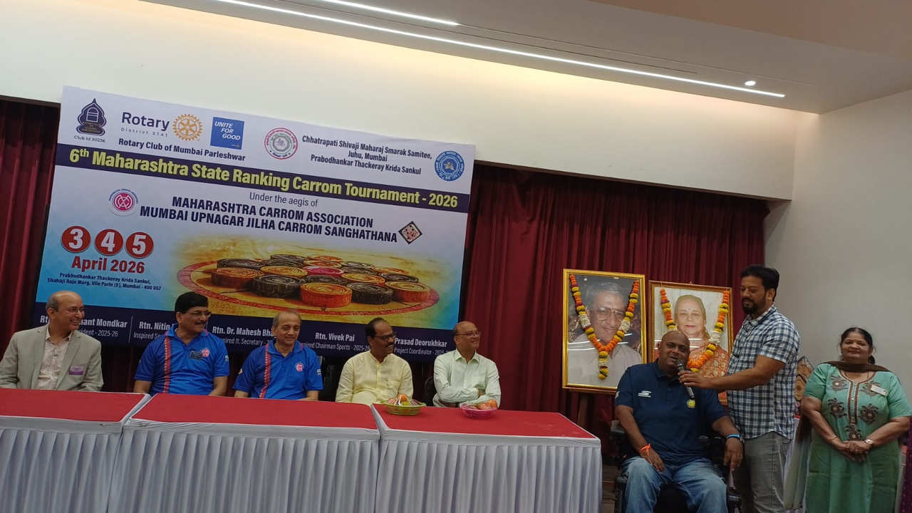6th Rotary Club of Mumbai Parleshwar State Ranking Carrom Tournament 2026-27
